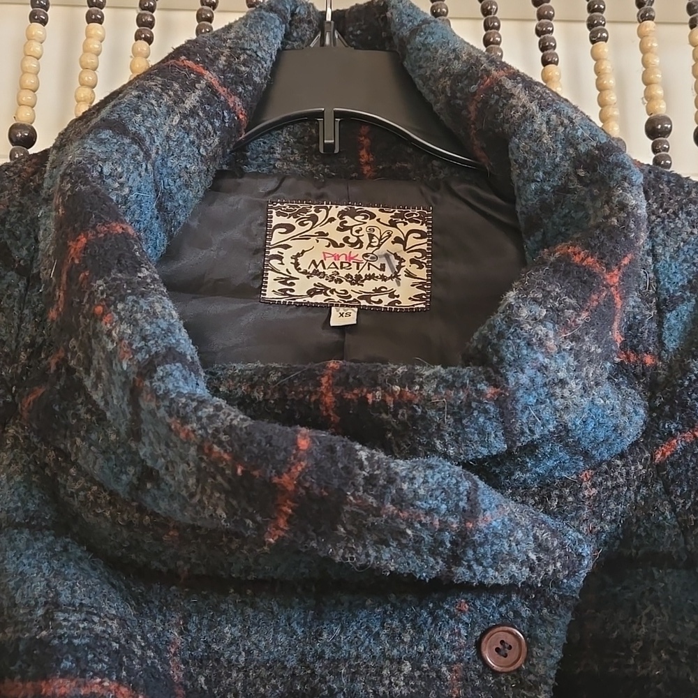 Retro Pink Martini Jacket with Cowl Neck - Picture 6 of 13
